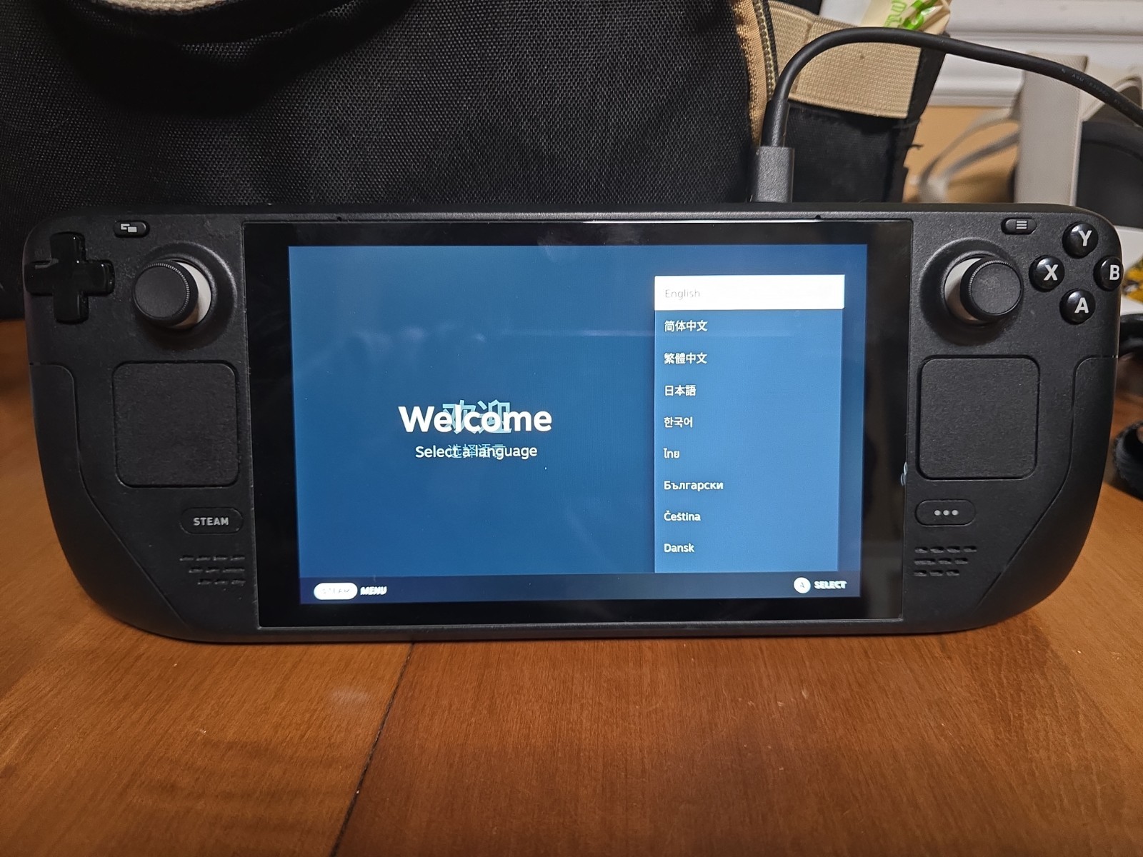Valve Steam Deck 256GB With OG Charger 256gb SD Card