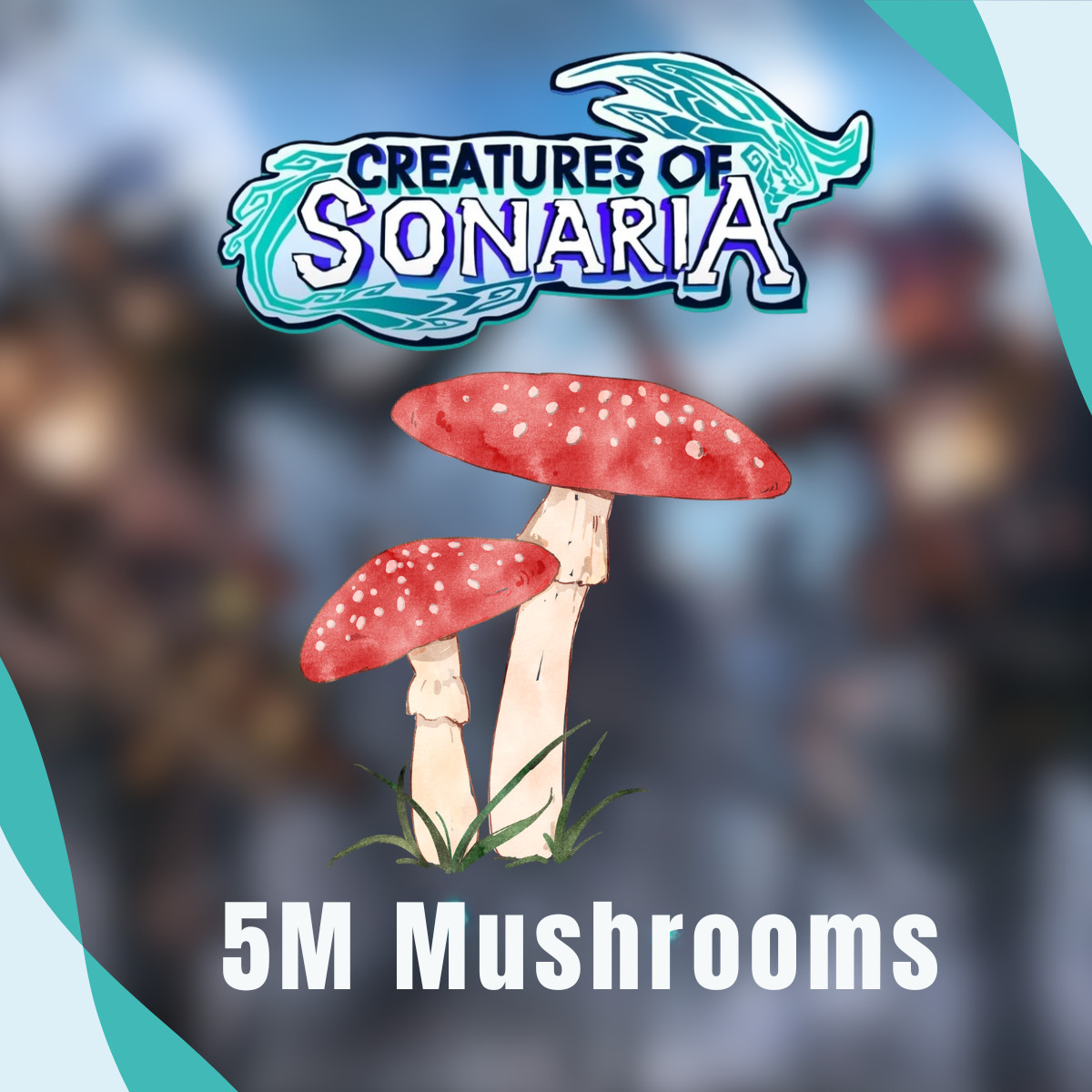 Creatures of Sonaria COS 5M Mushrooms | 5 Million ⚡Fast Delivery⚡