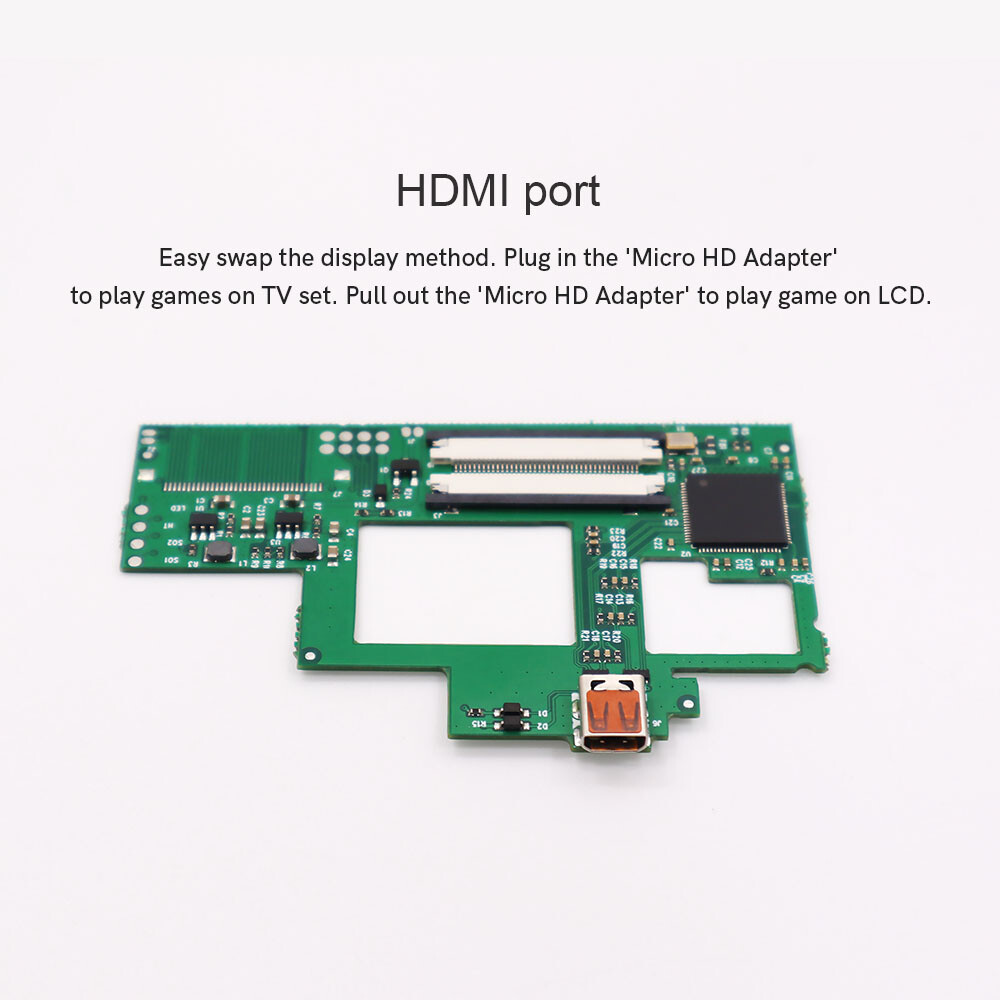 2 Wire HDMI Kit GBA HDMI Adapter Kit For 32 Pin Gameboy Advance GBA Console