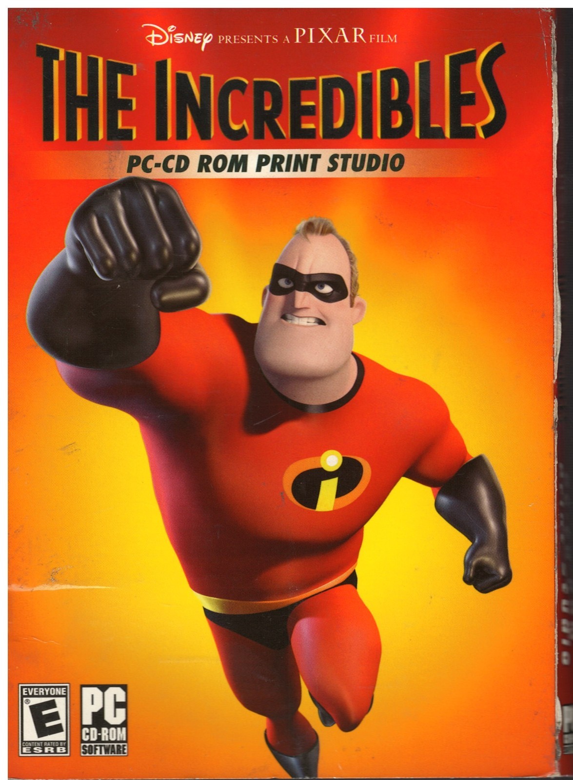 The Incredibles PC-CD ROM Print Studio NEW Factory Sealed Disney Pixar