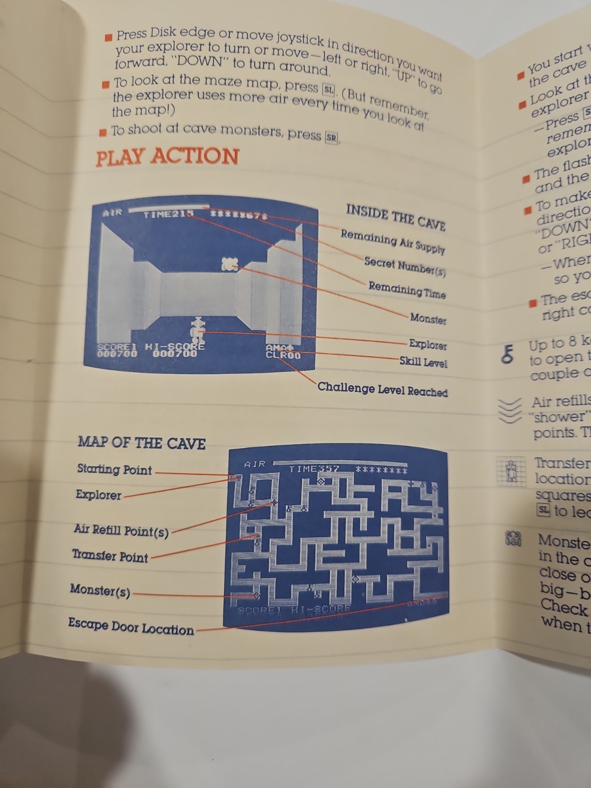 Tomy Tutor 8100 Game Cave Crawlers With Box And Instructions 1983 READ Descripti