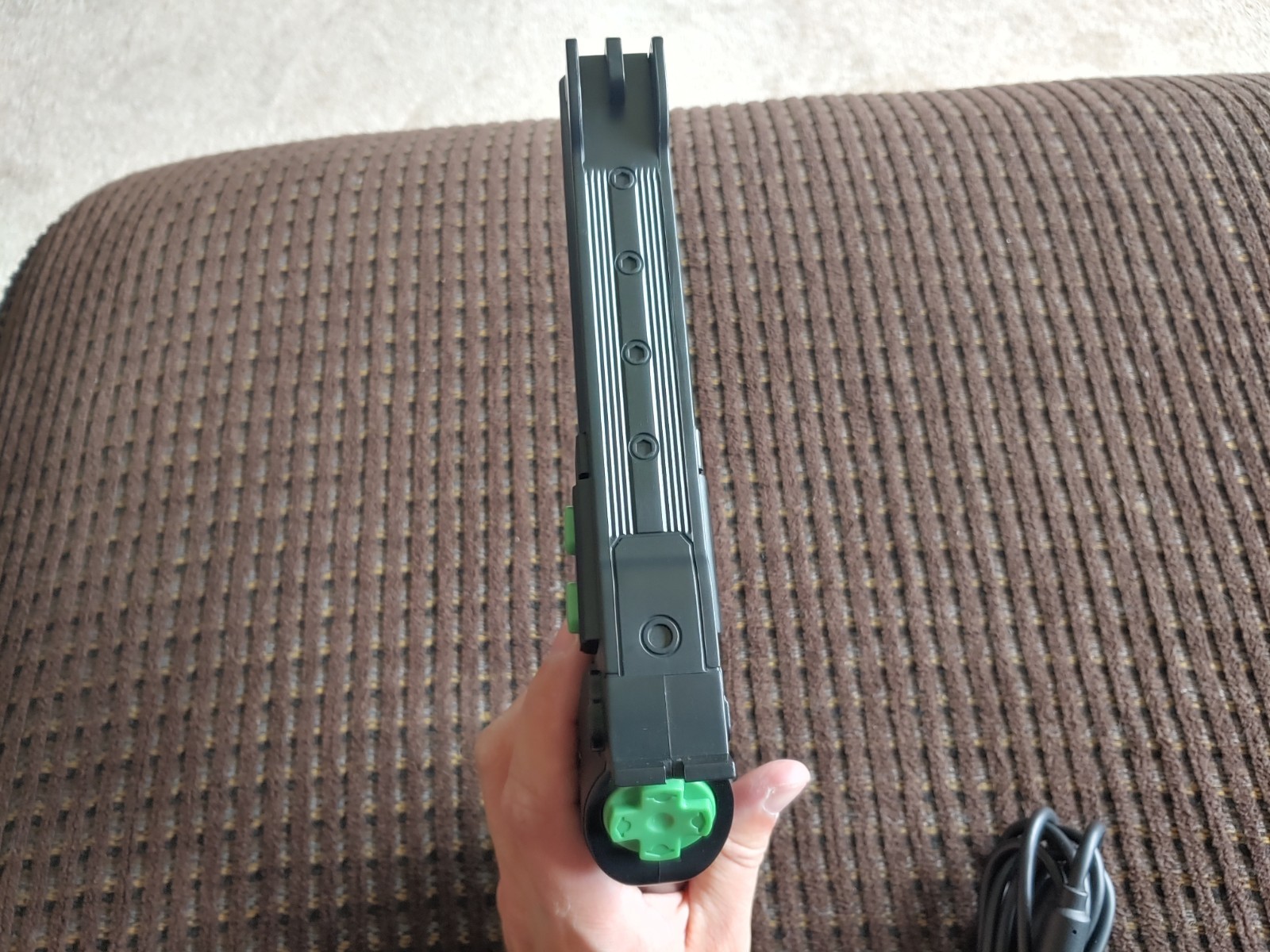 Original XBOX Yobo Boss Battle Light Gun Corded with Breakaway Cable WORKING