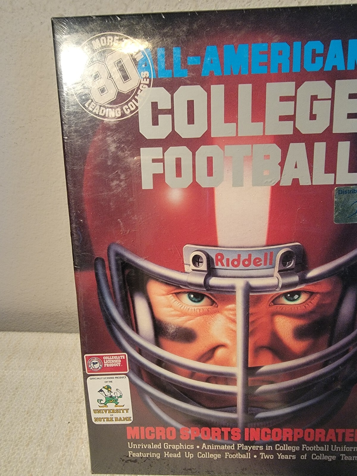 All-American College Football – PC – 5.5 & 3.5 Floppy + Interplay – New Sealed