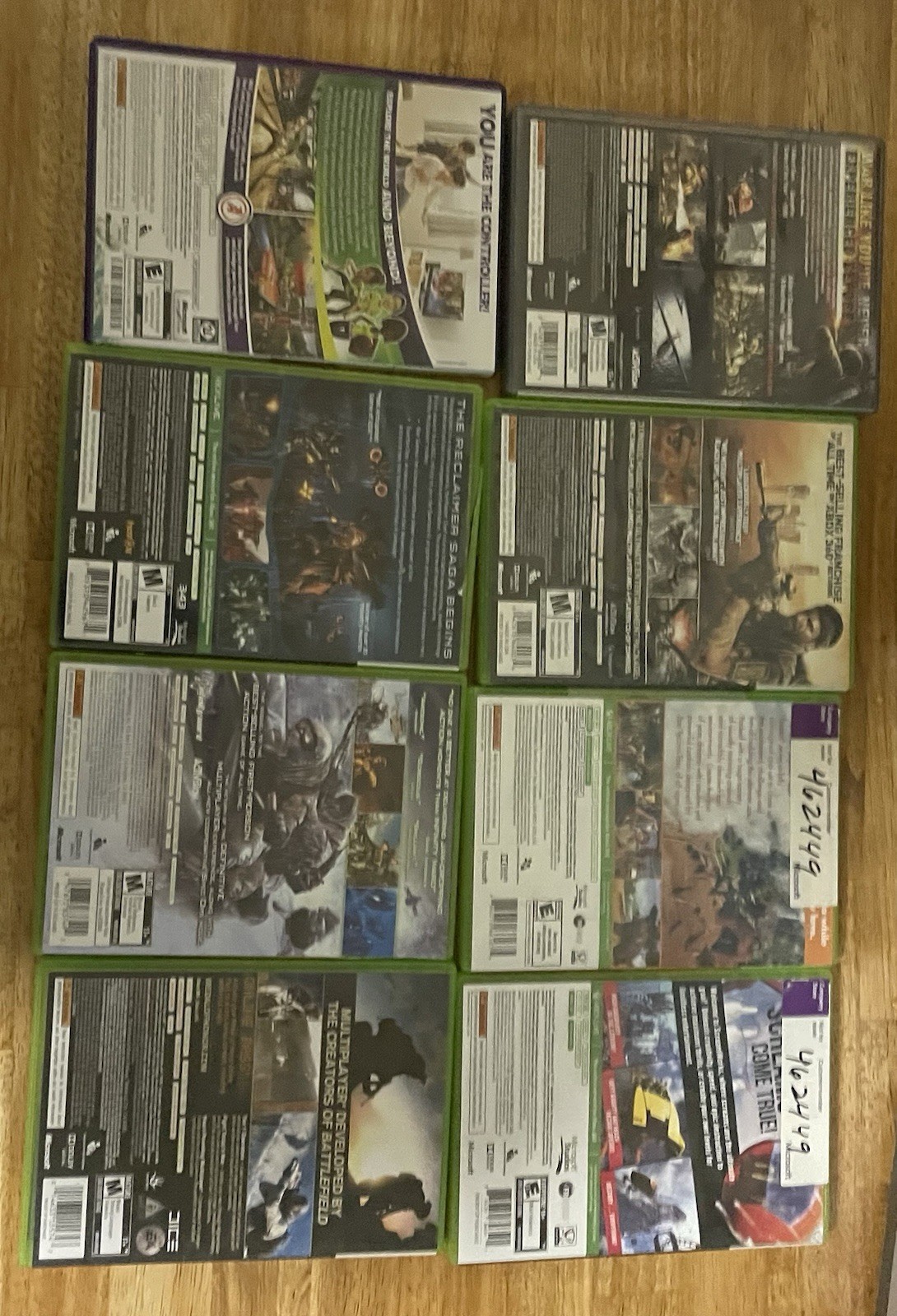 Xbox 360 Games Bulk/lot Of 9 (includes Medal Of Honor,Call Of Duty,Halo 4,etc)