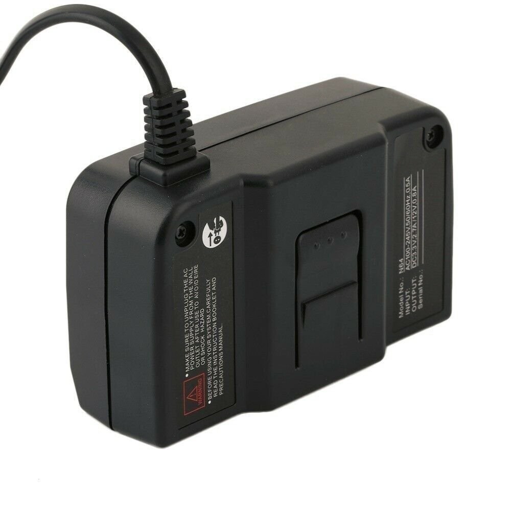 New Nintendo 64 AC Adapter Power Supply Video Game Console Cord Cable N64 Charge
