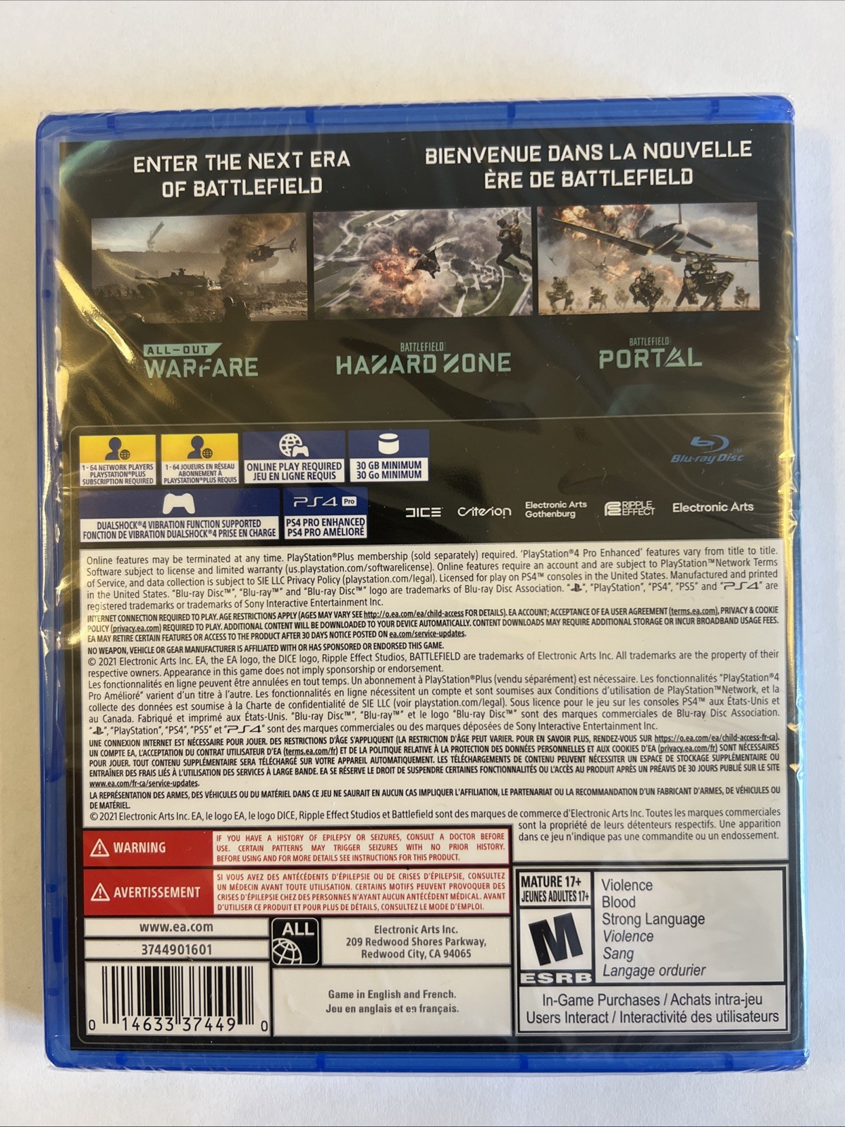 Battlefield 2042 (PS4 Sony Playstation 4, 2021) New And Sealed