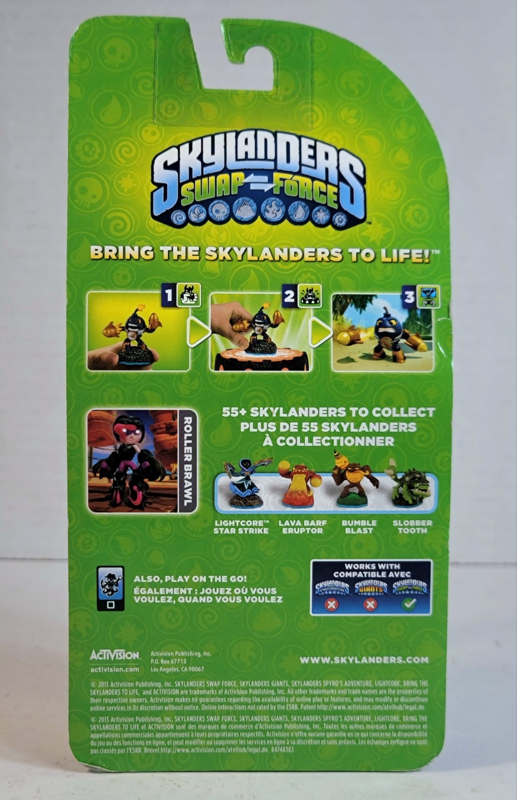 SKYLANDERS SWAP FORCE: ROLLER BRAWL Character Figure Pack UNOPENED Wii XBox PS3