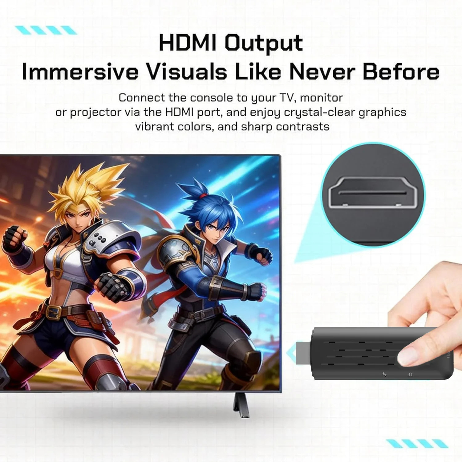 The X8 ULTRA retro video game console comes pre-installed with 50,000 games and