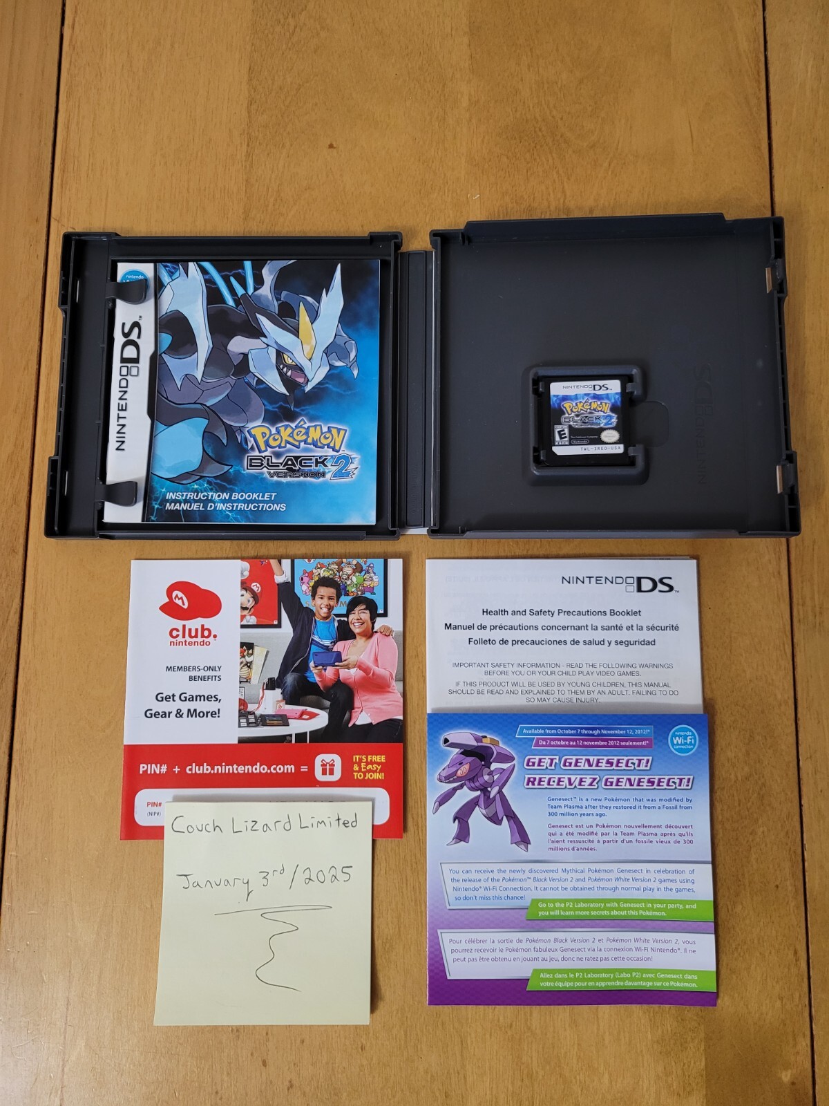 Pokemon: Black Version 2 (Nintendo DS) – CIB – Like New Condition – Authentic