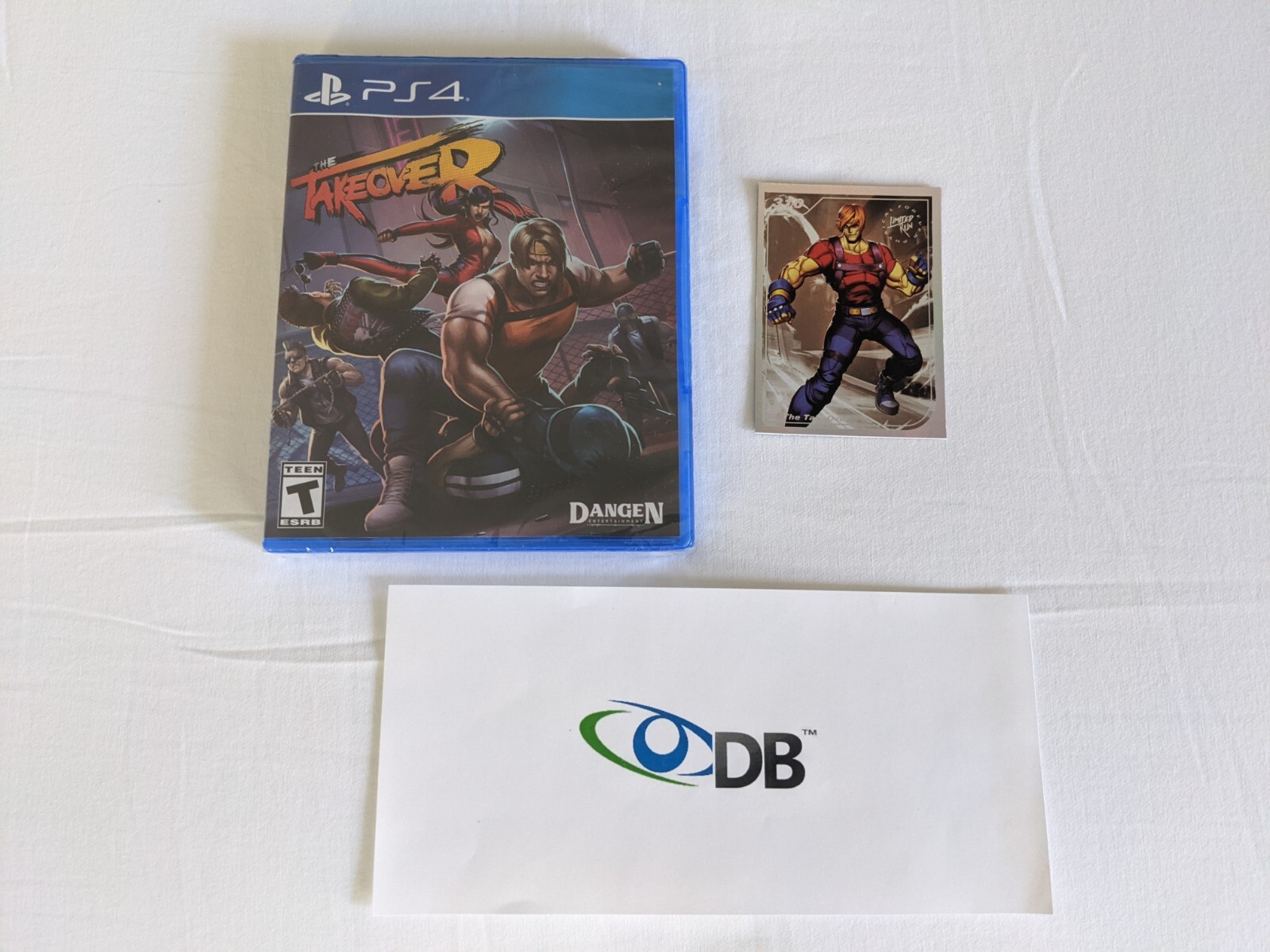 Limited Run PlayStation 4 PS4 The Takeover & Holographic Trading Card