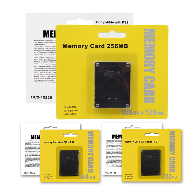 Premium 64 128 256 MB Memory Card Expansion Suitable for Micro SD for Sony PS2