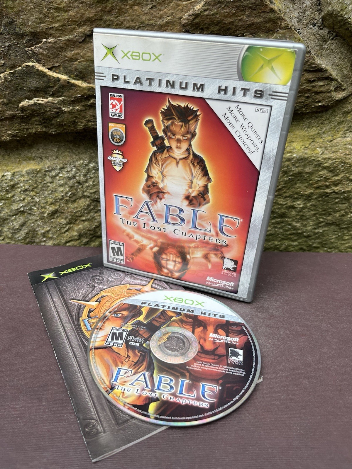 Fable The Lost Chapters Xbox Platinum Hits – Complete W/ Manual RPG