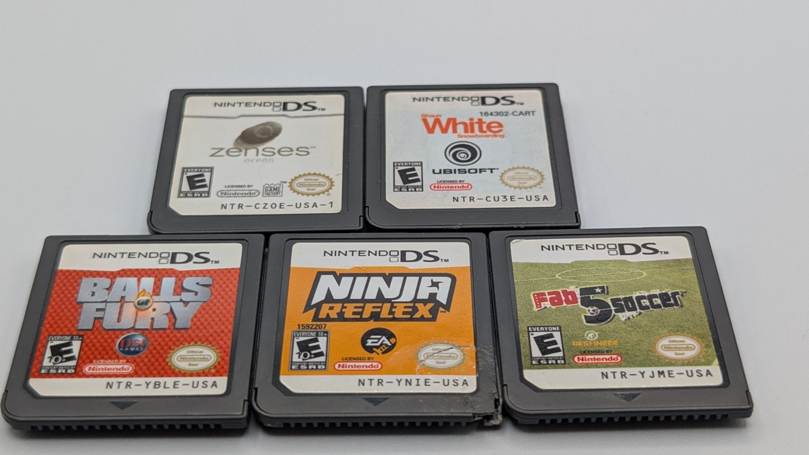 Nintendo DS Sports Adjacent Based Games Mixed Lot of 5 Cartridges Only