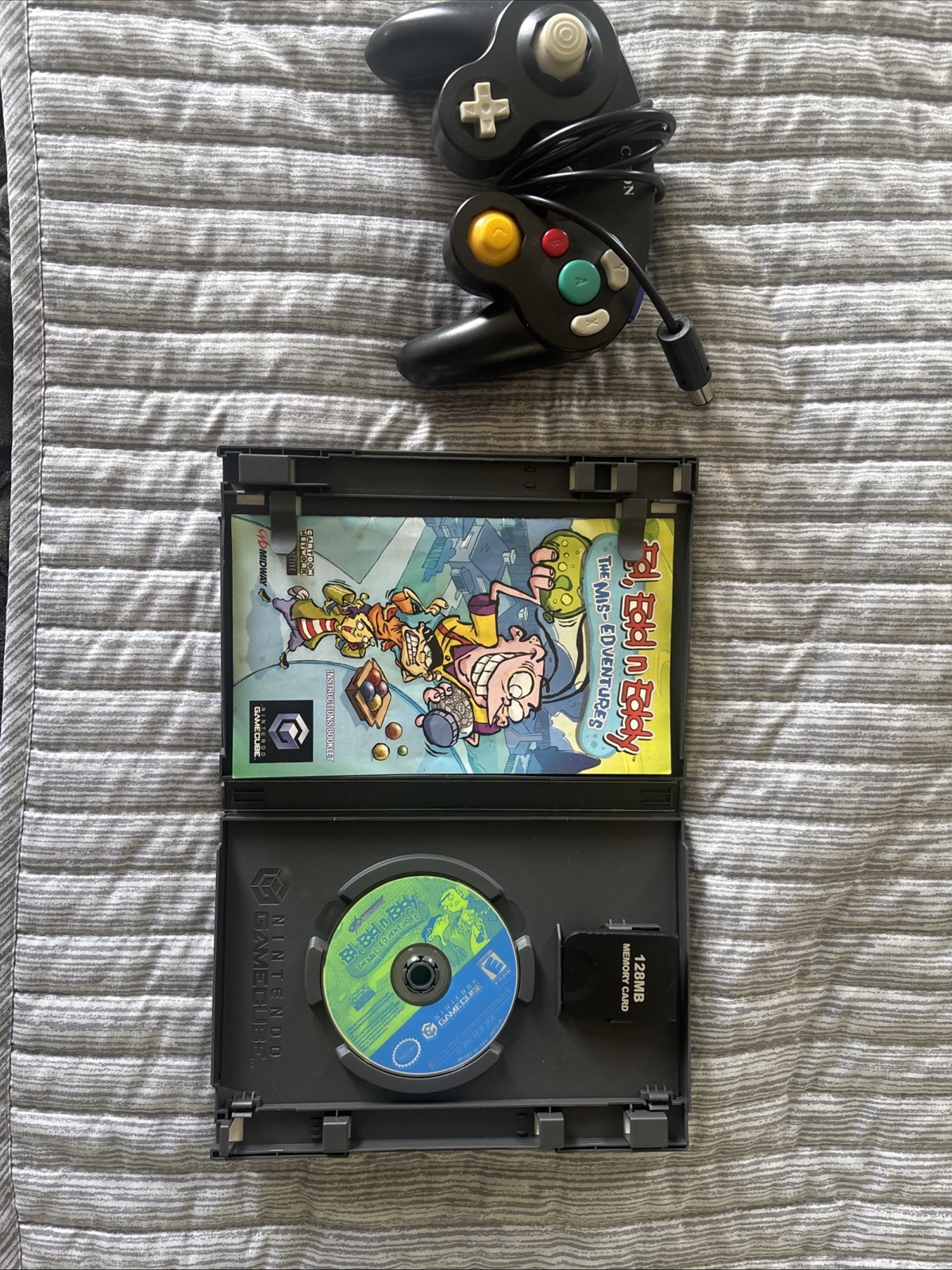 Ed, Edd N Eddy: The Mis-Edventures GameCube CIB Controller And 128 MB memory