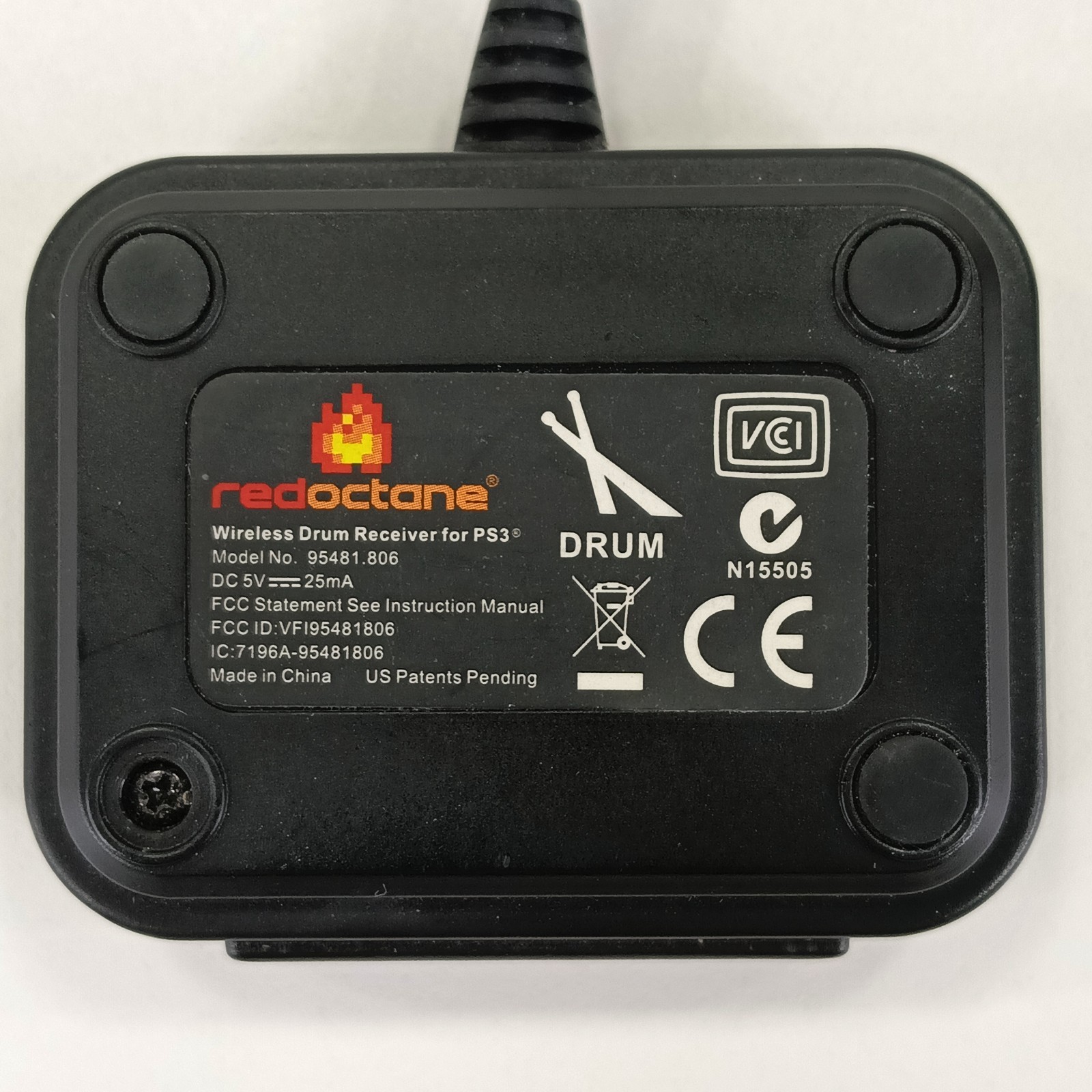 PS3 Guitar Hero Wireless Drum Receiver USB Dongle ONLY RedOctane 95481.806