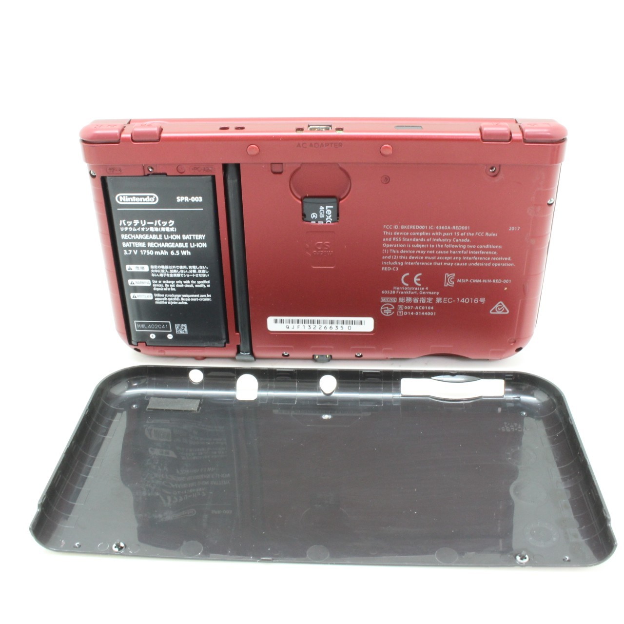 [ Rank A+ IN BOX ] NINTENDO NEW 3DS XL Metallic RED Game Console From Japan 4318