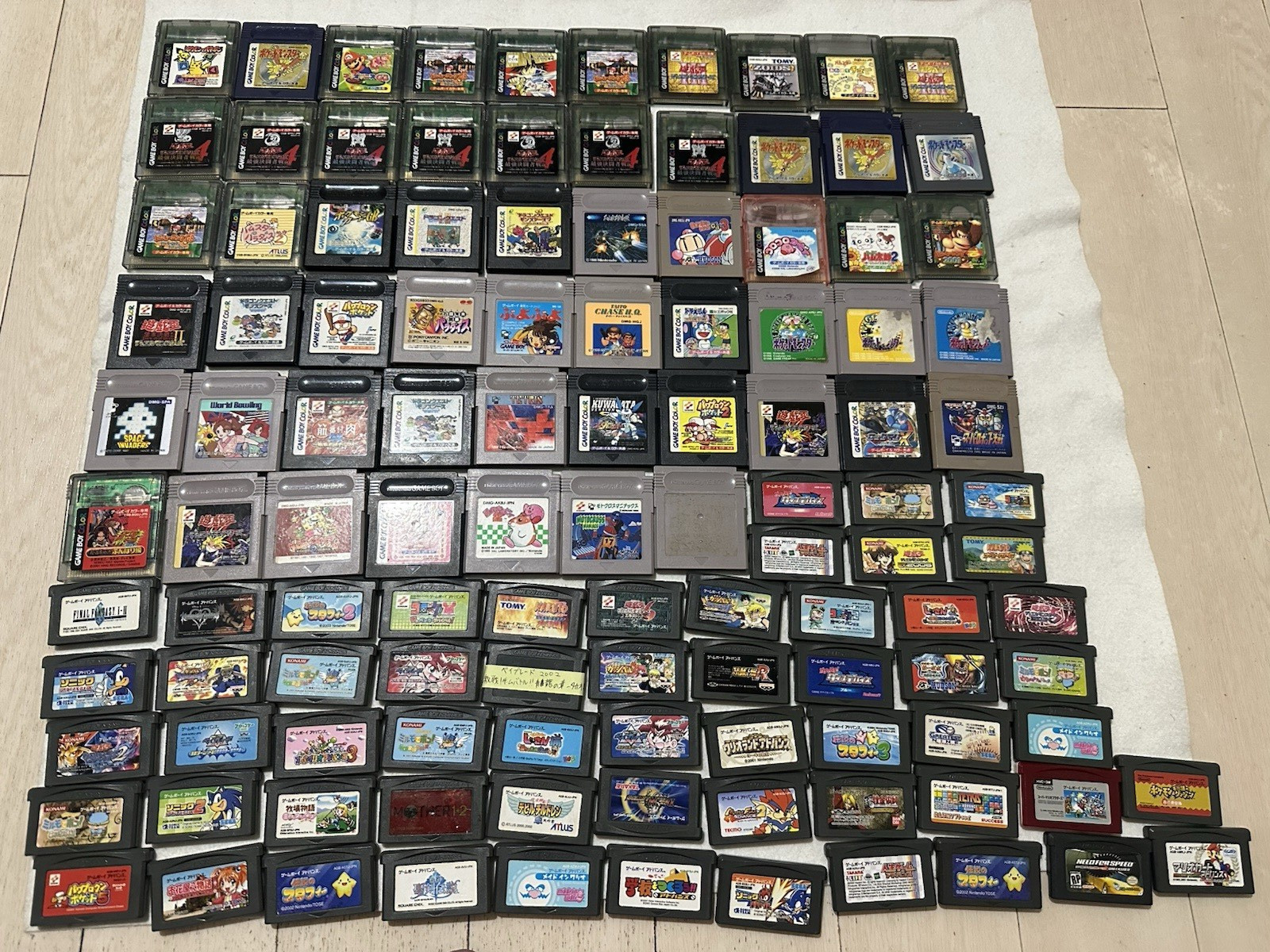 Lot 115 Gameboy Nintendo Cartridge Software GB Mario Pokemon Dragon Quest untest
