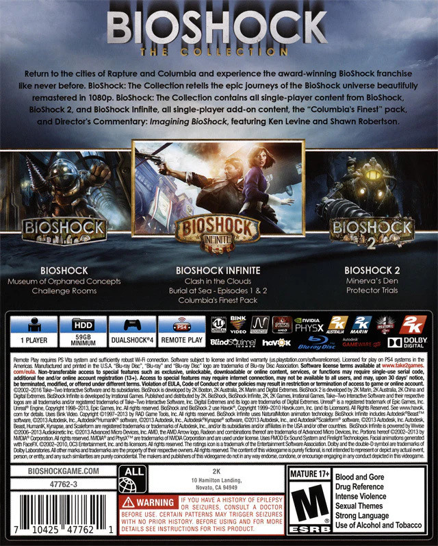 BioShock: The Collection [Sony PlayStation 4]