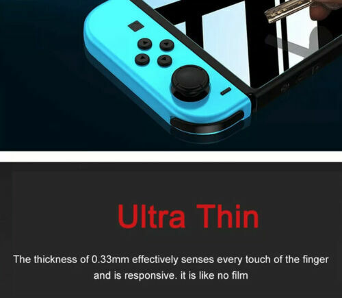 2x Screen Protector For Nintendo Switch OLED 2021 Clear Tempered Glass Film