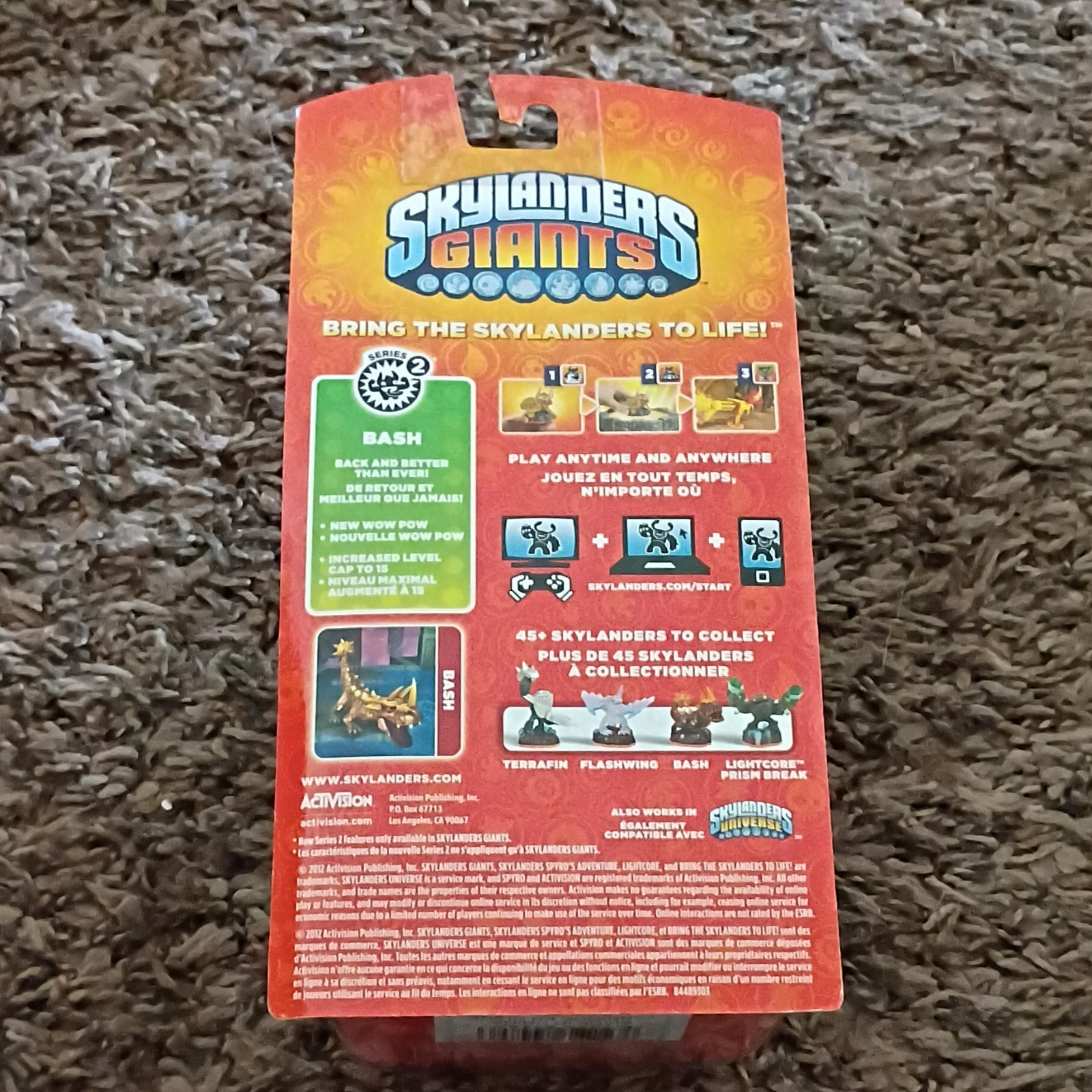 Activision Bash Series 2 Skylanders Giants Figure 2012 New Wow Pow Level 15