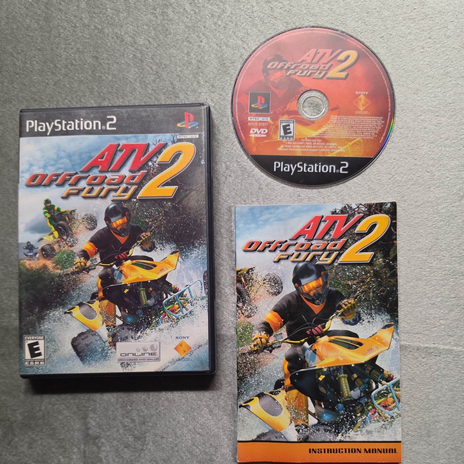 ATV Offroad Fury 1 2 3 & MX vs Lot – PS2 (PlayStation 2) Tested and Complete