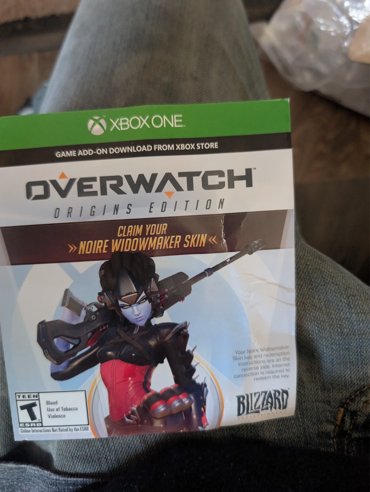 OVERWATCH/OVERWATCH 2 Noire Widowmaker Skin – Xbox Code UNUSED