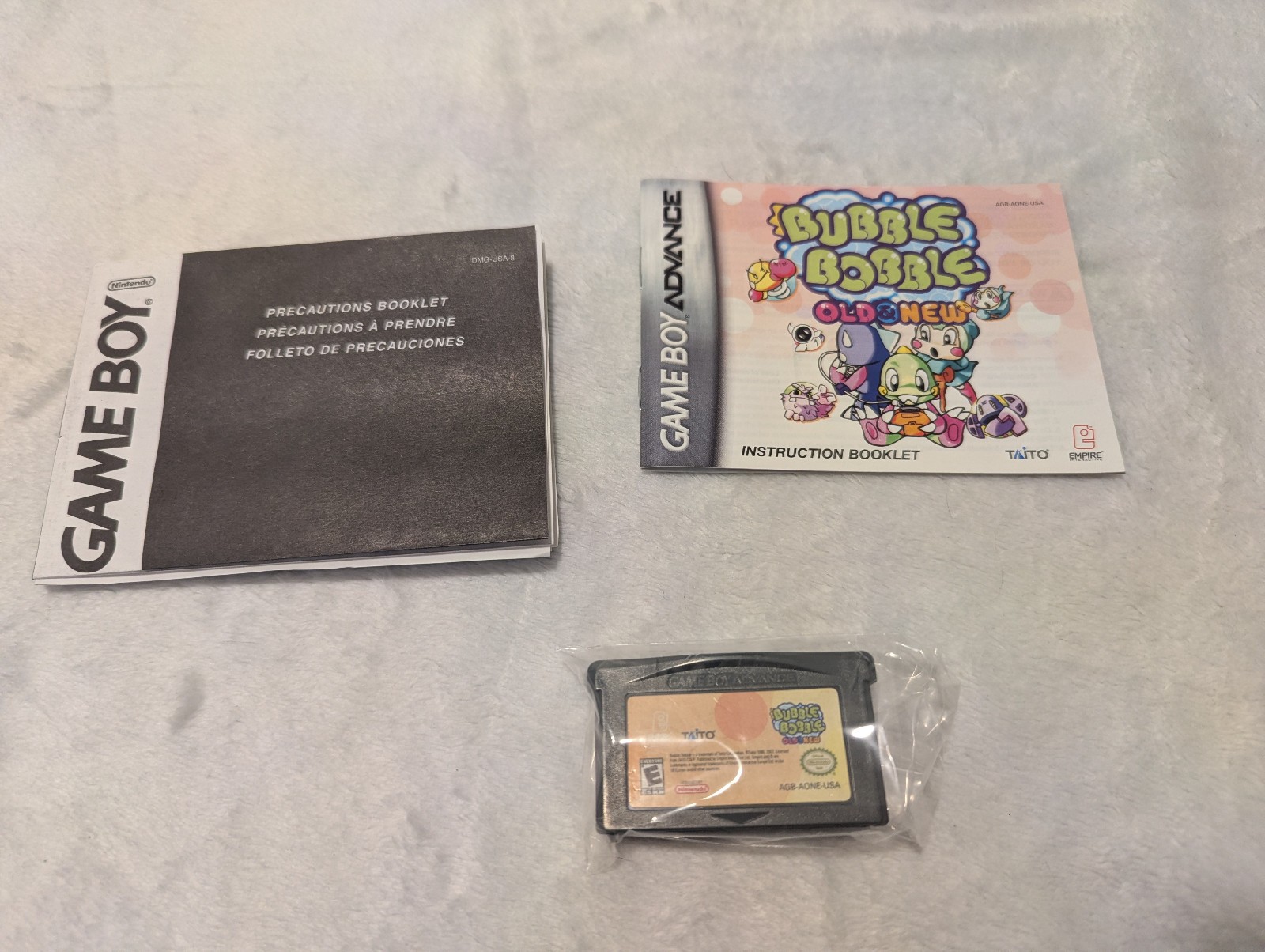 Bubble Bobble Old & New Nintendo GameBoy Advance GBA Complete CIB – Authentic