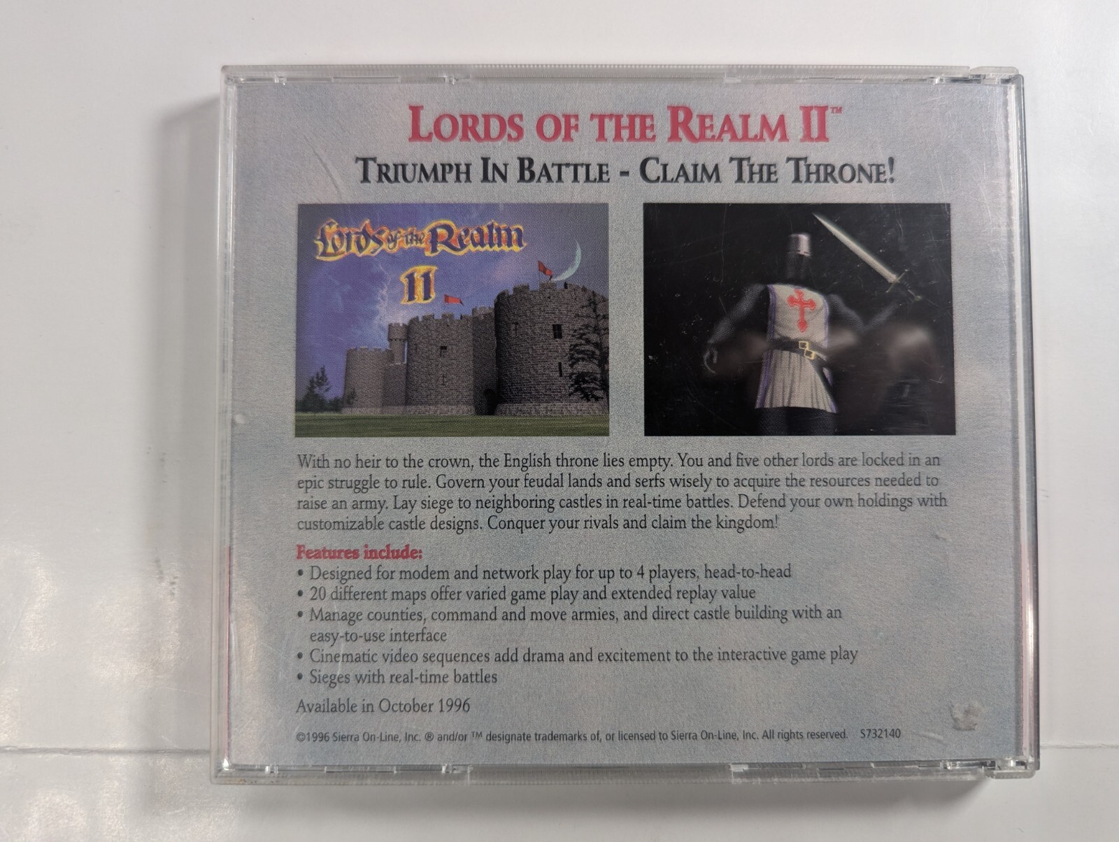 Civil War Robert E Lee PC Game CD 1996 Vintage Video Games