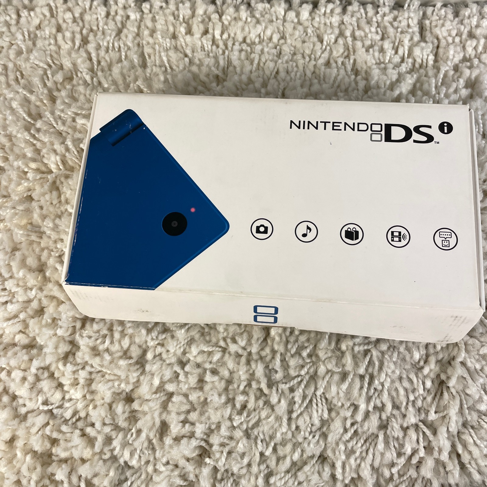 Nintendo DSi Matte Blue Handheld Console System TWL-001 Complete in Box CIB