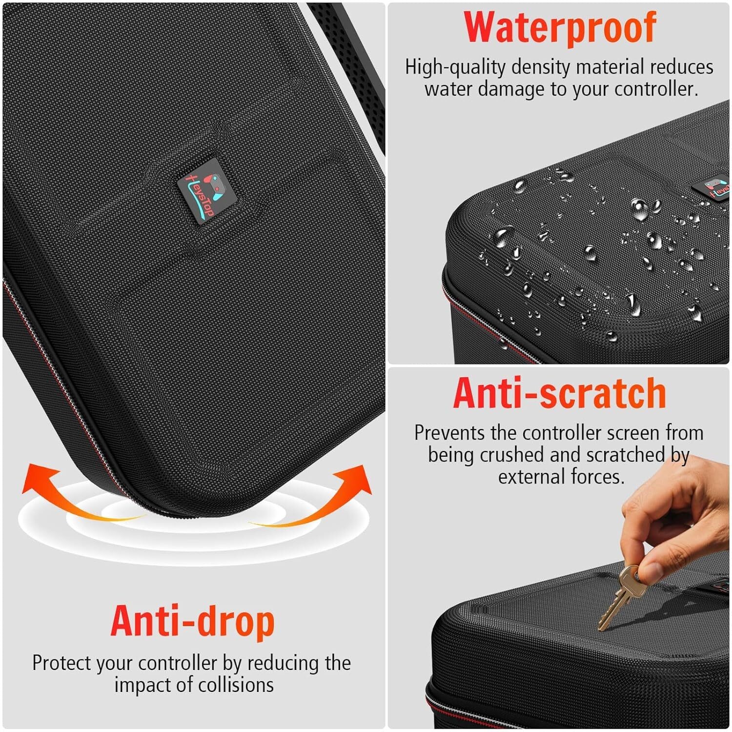 Large Carry Case For Nintendo Switch 2 Waterproof Dustproof Travel Case Bag Gift