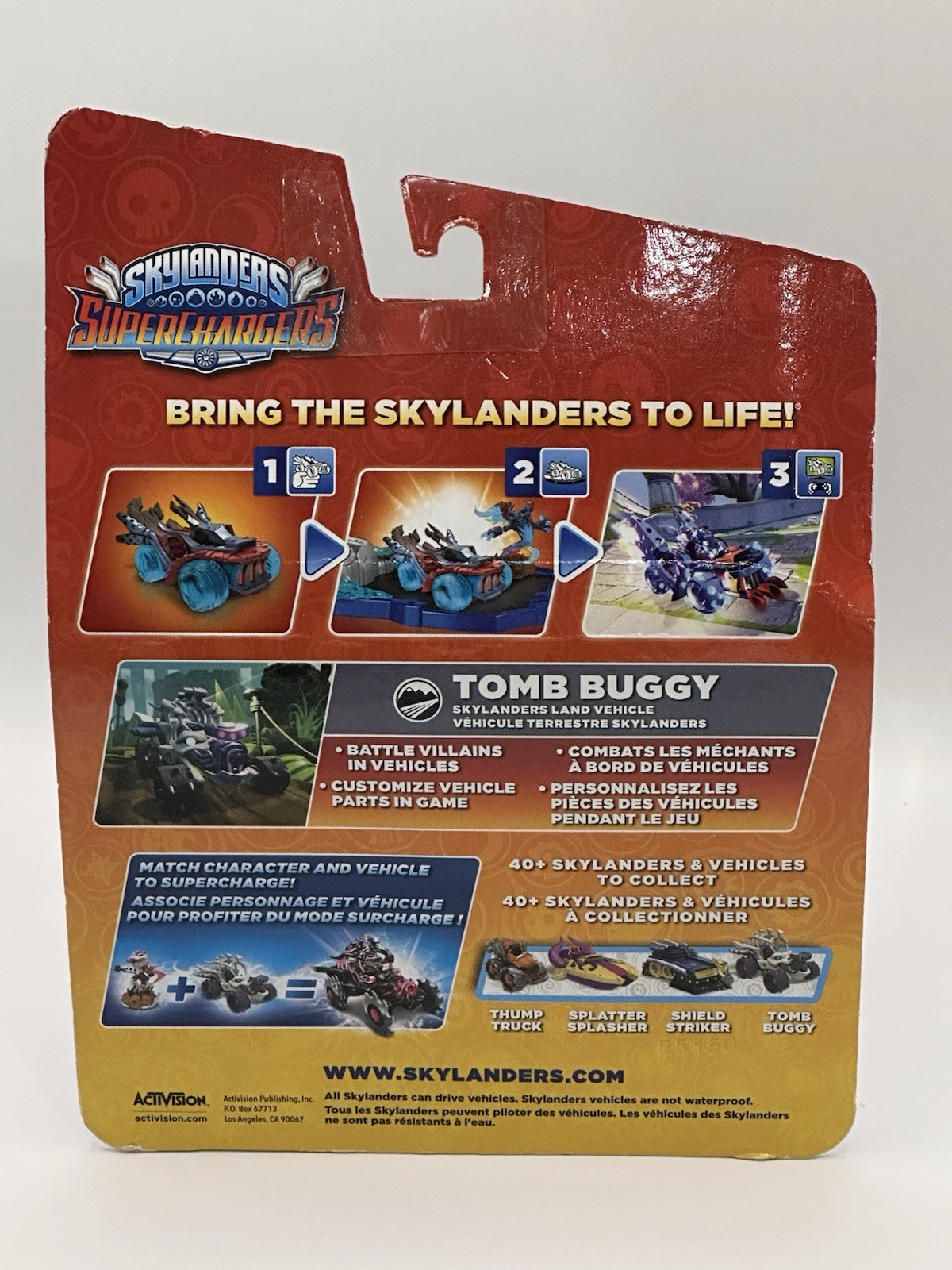 Skylanders Superchargers 1 Character And 2 Vehicles In Box Lot