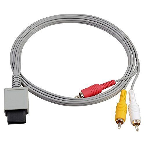 Audio Video AV Composite 3 RCA Cable for Nintendo Wii NEW US SELLER