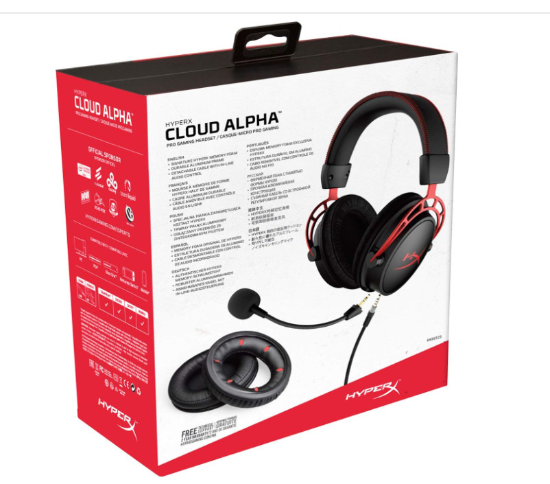 HyperX Cloud Alpha Wireless DTS Headphone – Black