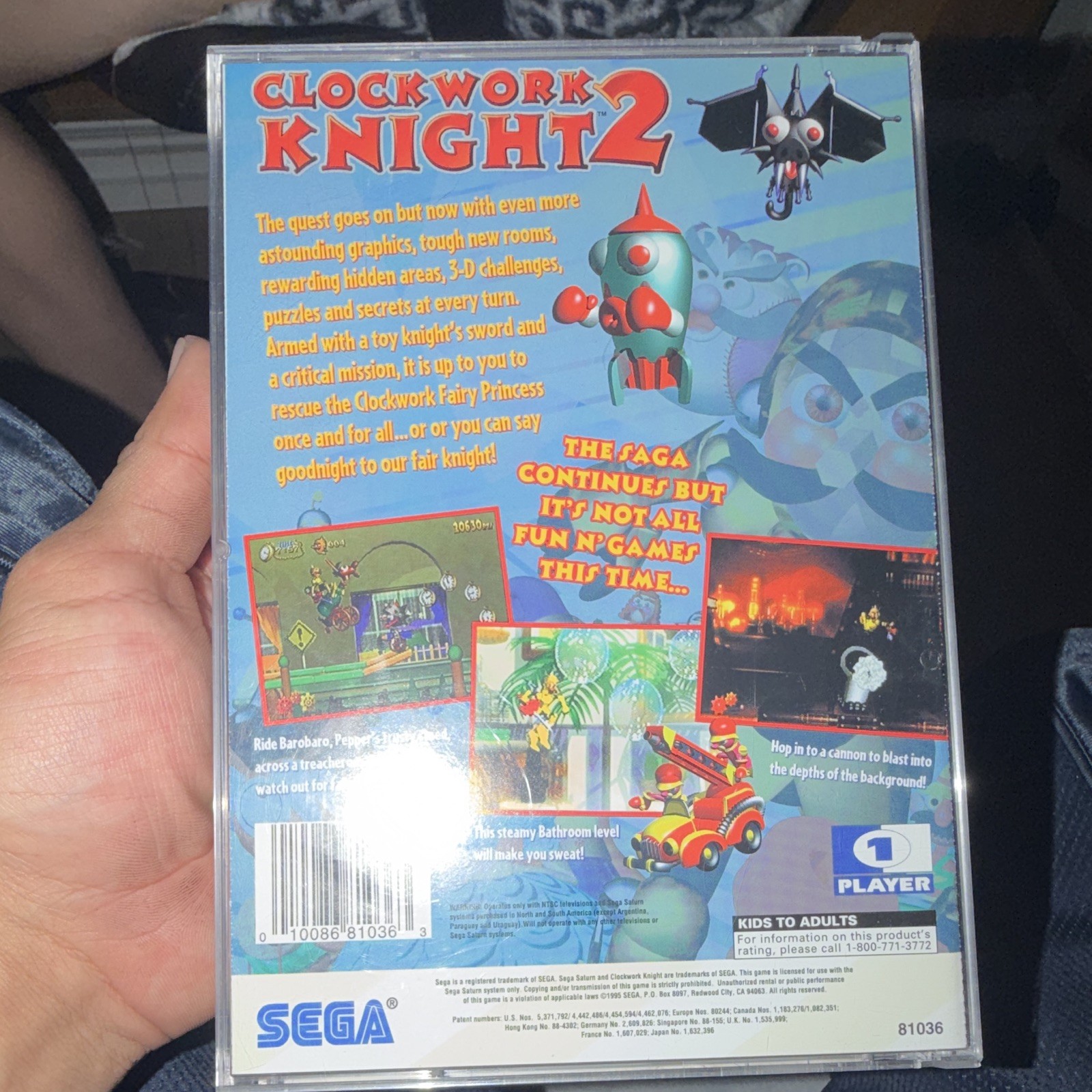 SEGA Clockwork Knight 2 for Sega Saturn – Clockwork Knight Series (KA)