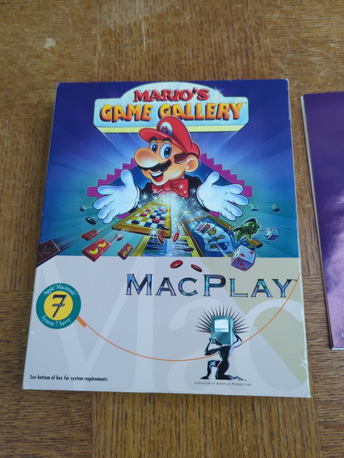 MACPLAY Mario’s GAME GALLERY (4 x Floppy Disk) Apple Macintosh 7 System Complete