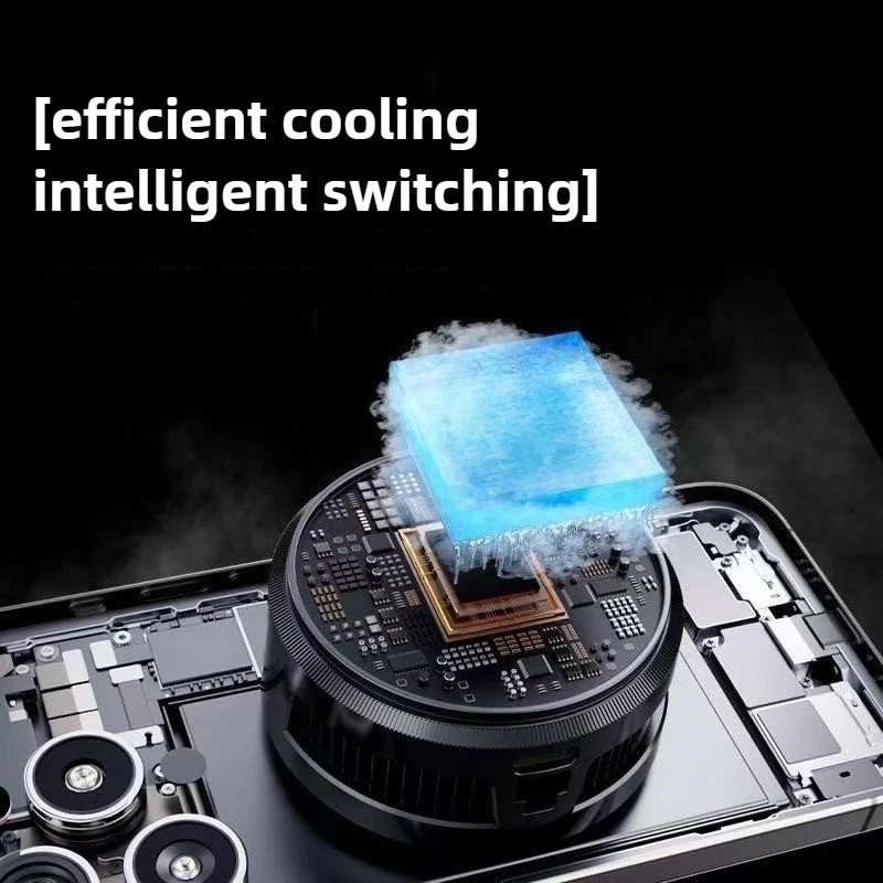 Phone Cooling Fan Mobile Radiator Cooler RGB Gaming Smartphone Cooling Device