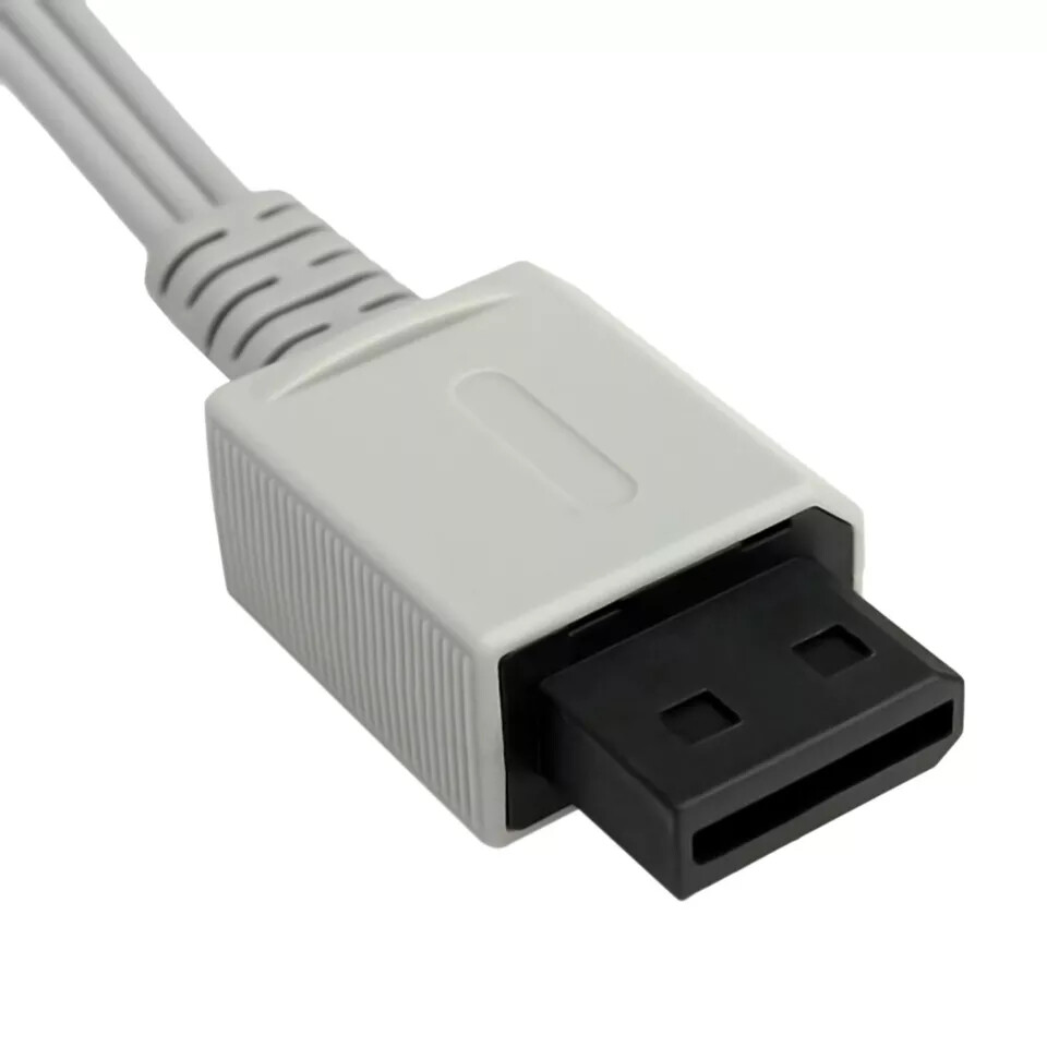 6FT Audio Video AV Composite 3 RCA Cable for Nintendo Wii / Wii U