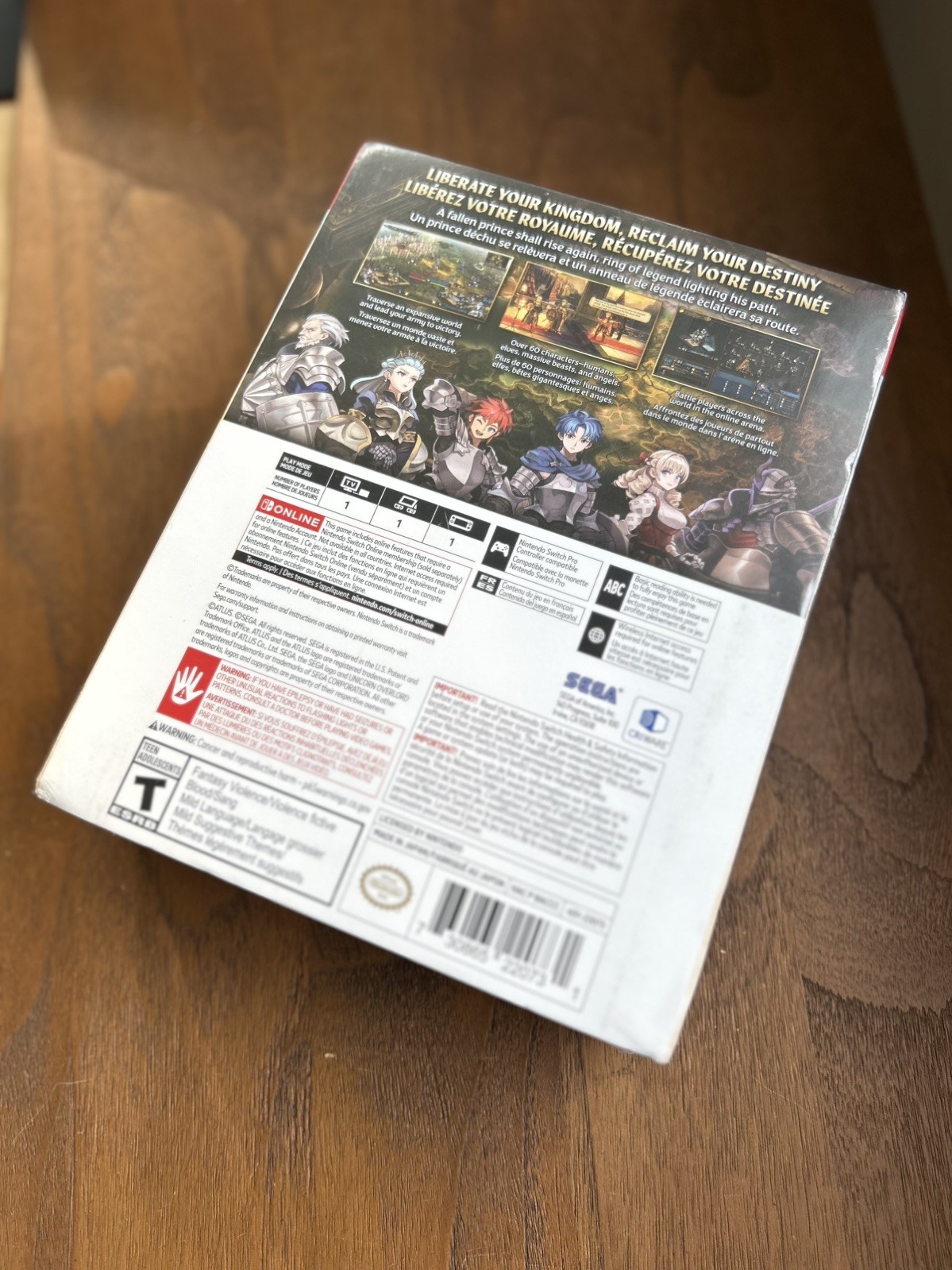 Unicorn Overlord Monarch Edition Collector’s Edition Nintendo Switch – Brand New