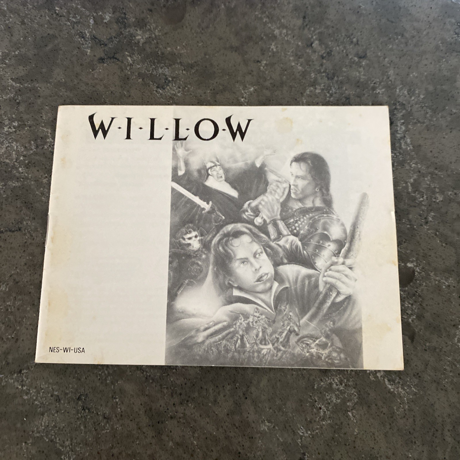 Willow (Nintendo NES, 1989) Complete CIB Cartridge + Box + Manual Nice Condition