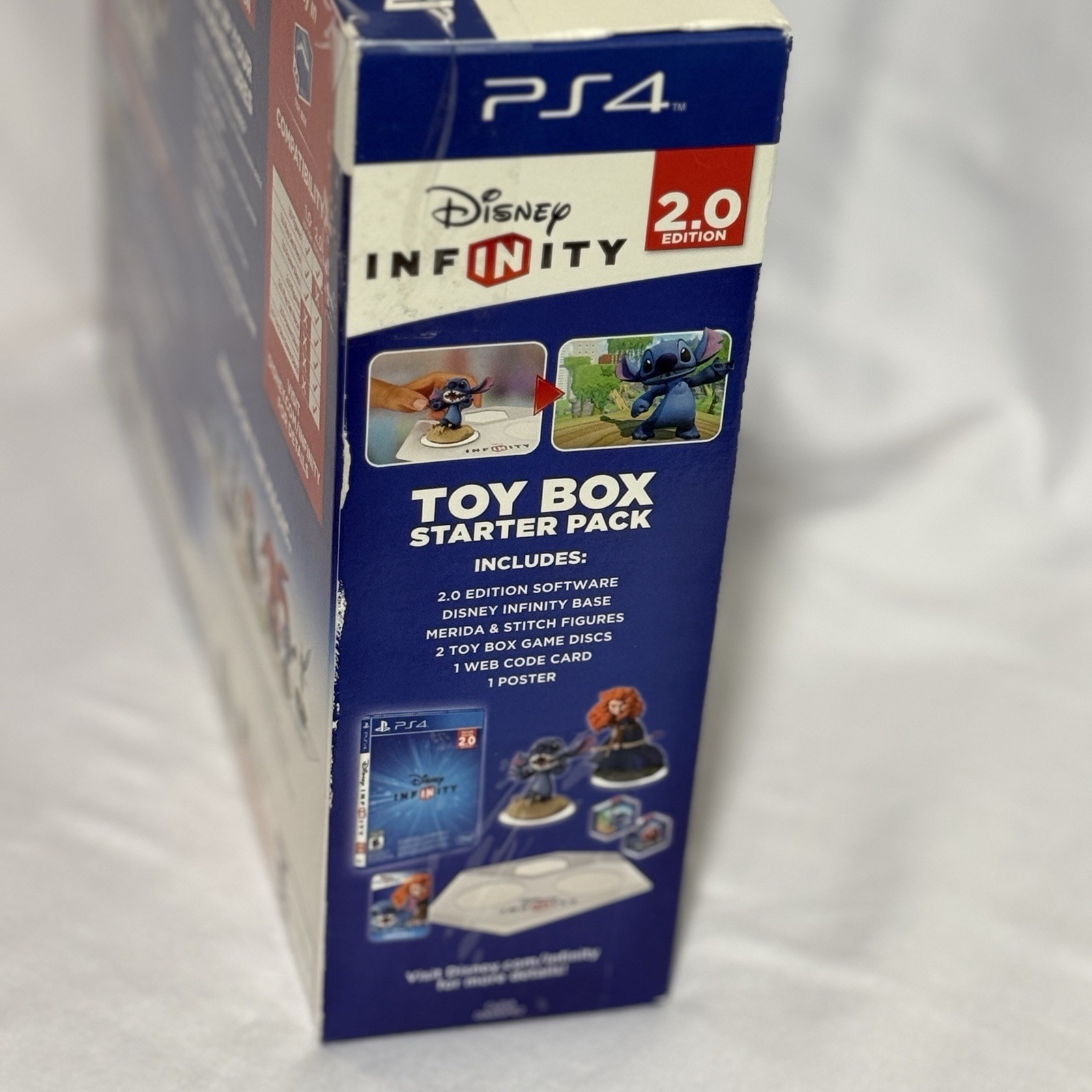 NEW Disney Infinity 2.0 Toy Box Starter Pack PS4 Game *SEALED* Stitch & Merida