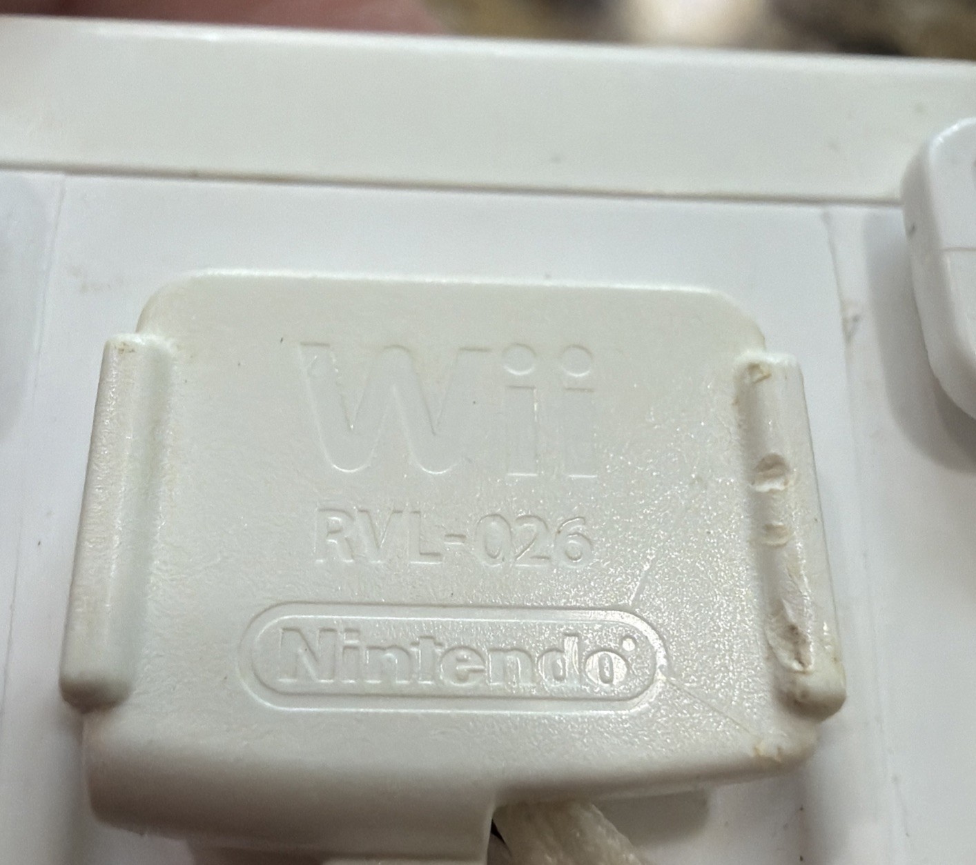 Nintendo Wii Remote Motion Plus Sensor Adapter White Official OEM (RVL-026)