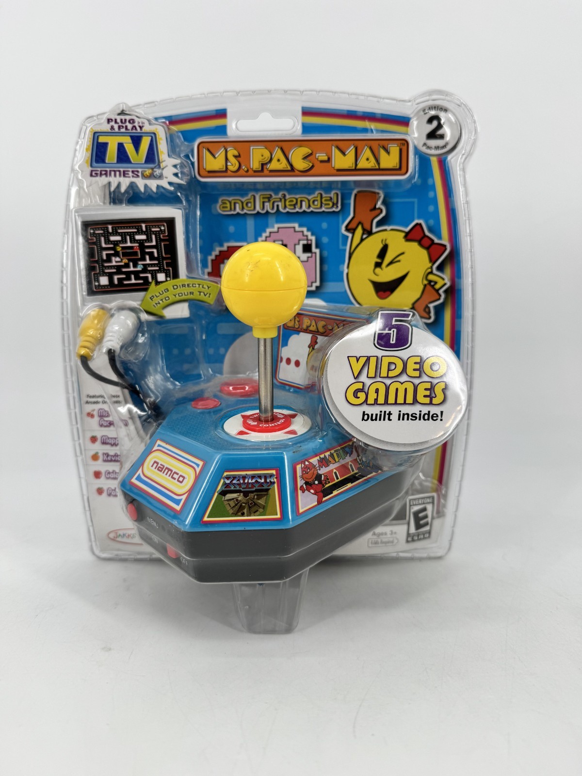 Sealed 2006 Jakks Pacific Ms. Pac-Man and Friends Plug & Play TV Game System!