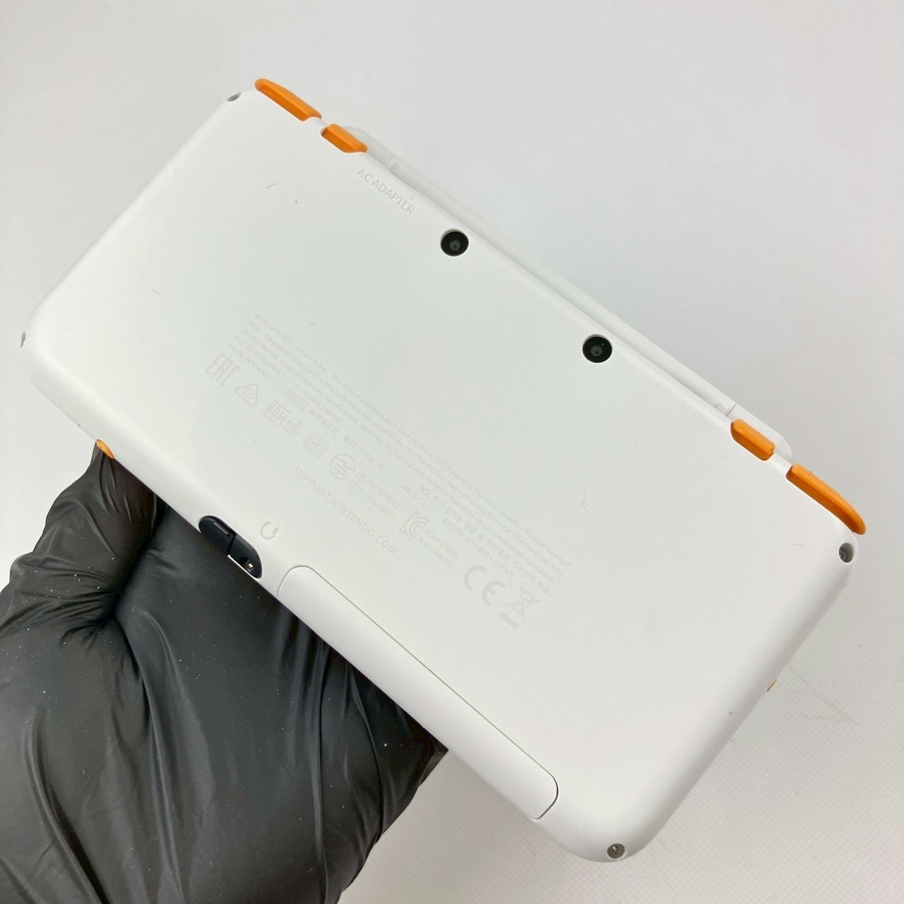 Nintendo new 2DS LL XL White Orange Console S Rank Japanese Only Boxed 98