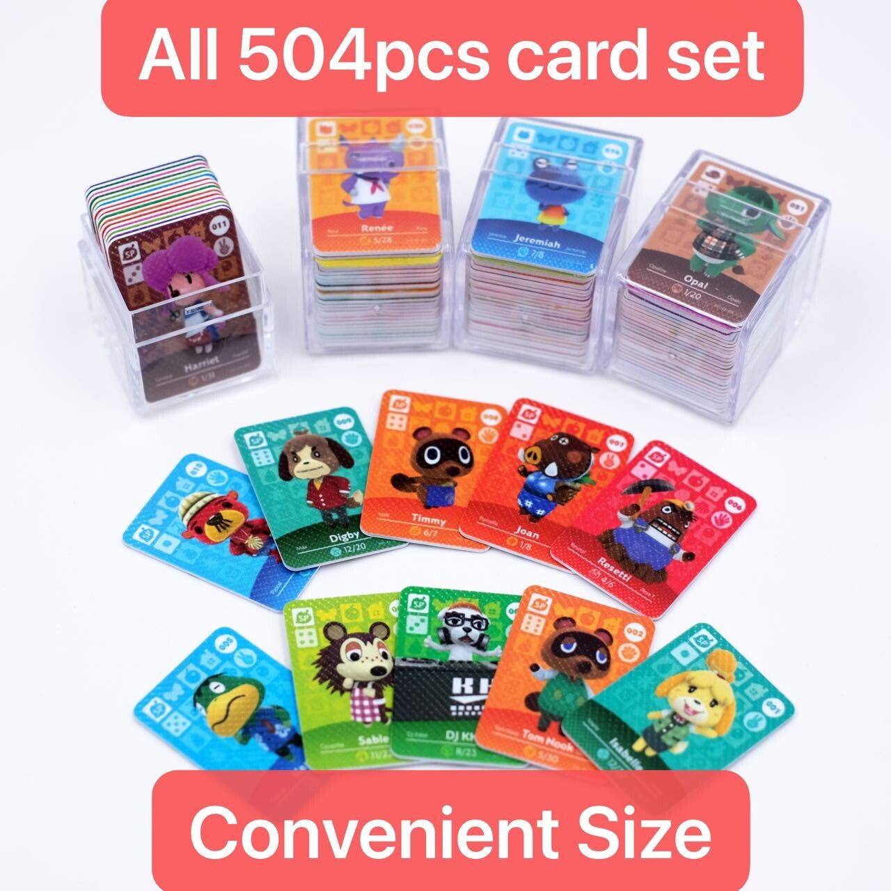 Villager Amiibo Animal Crossing New Horizon ALL 508pcs Sanrio RV Free sticker