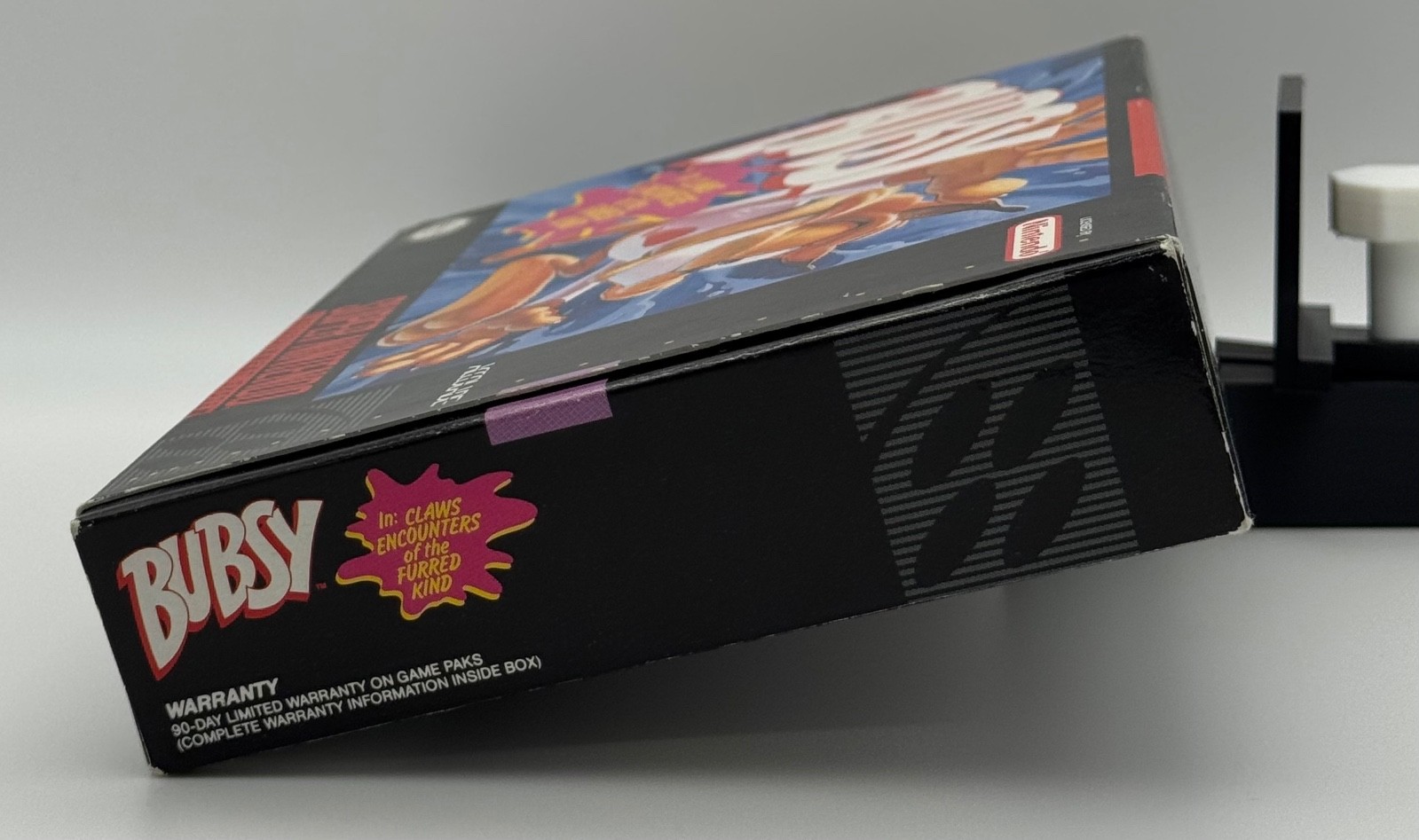 Super Nintento SNES Bubsy, Game, Box, Instructions, Verified Working