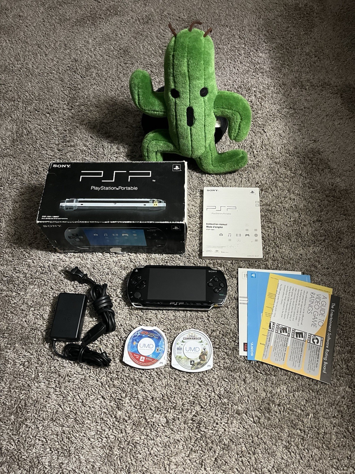 PSP 1001 Tested With Box, Charger, and Games