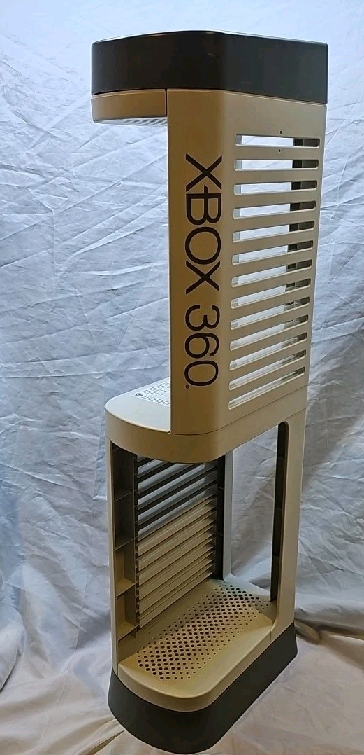 Xbox 360 Level Up Game Tower, holds Multiple Games and the console.