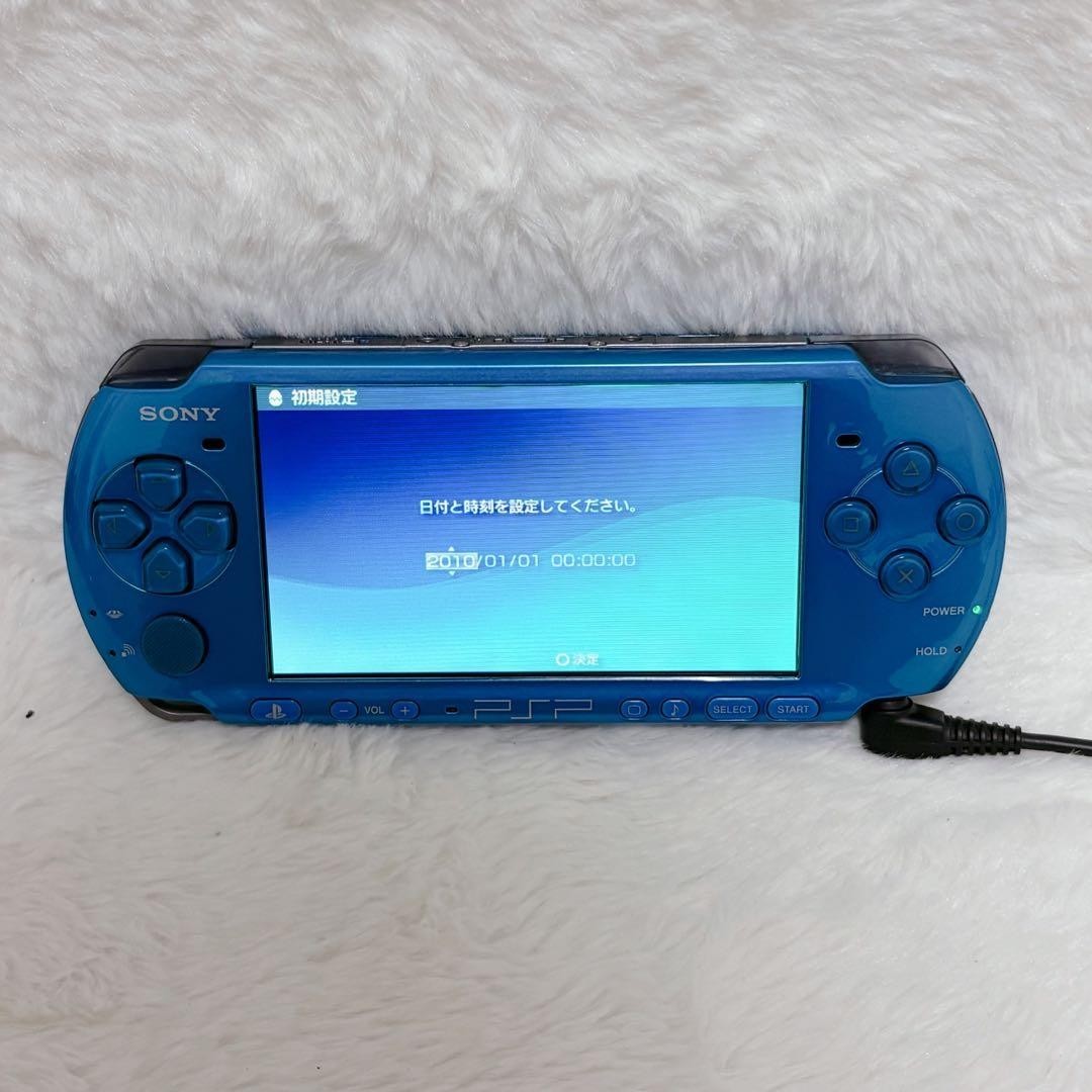 Excellent Sony PSP-3000 Vibrant Blue Console