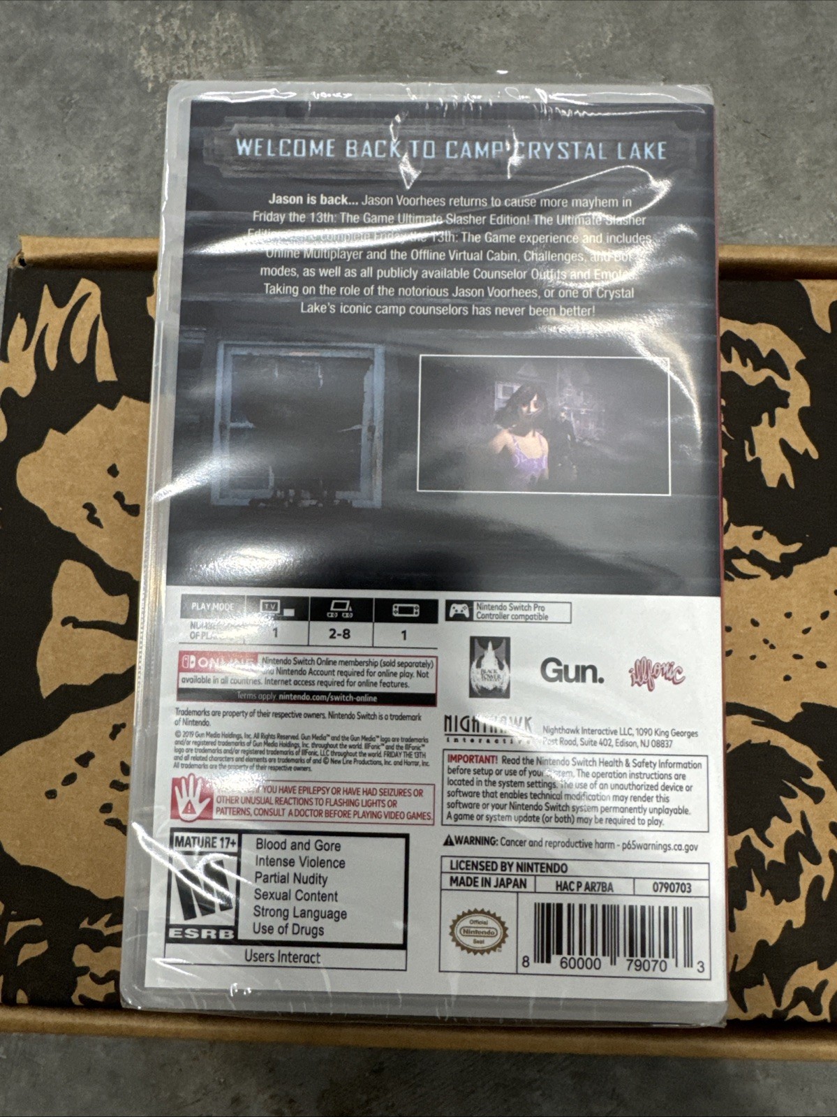 Friday The 13th: Game Ultimate Slasher Edition – Nintendo Switch – Sealed