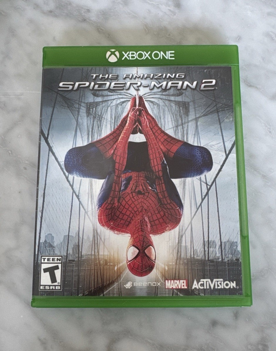 The Amazing Spider-Man 2 (Xbox One, 2014) Case & Disc VERY GOOD+!